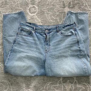 American Eagle Distressed Mom Jeans